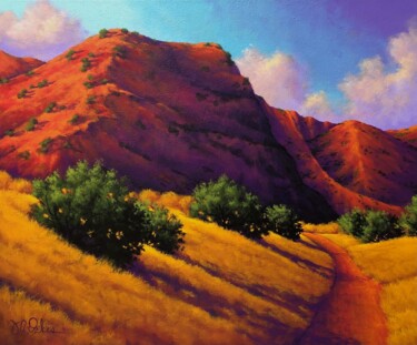 "The Right Path?" başlıklı Tablo Joe A. Oakes tarafından, Orijinal sanat, Akrilik Ahşap Sedye çerçevesi üzerine monte edilmiş