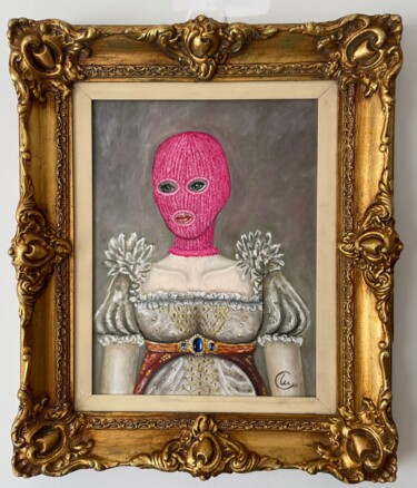 Pintura intitulada "La princesa tiene f…" por Marta Alabau Calabuig, Obras de arte originais, Óleo