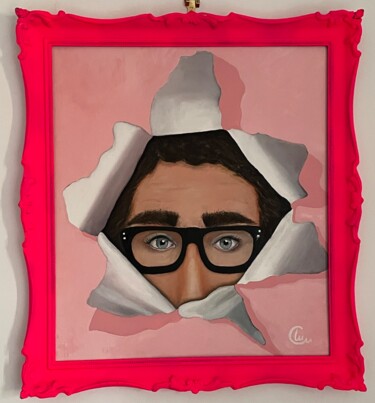 Pintura intitulada "Saliendo" por Marta Alabau Calabuig, Obras de arte originais, Óleo