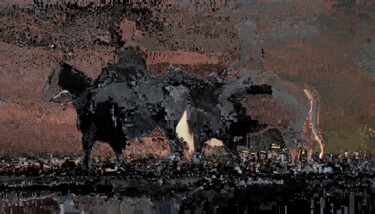 Digitale Kunst mit dem Titel "Once Upon a Time in…" von Klaus Rudolph, Original-Kunstwerk, 2D digitale Arbeit Auf Aluminium…