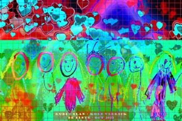 数字艺术 标题为“SPREAD THE LOVE FRO…” 由Koen Vlerick, 原创艺术品, 2D数字工作
