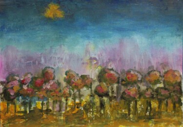 Peinture intitulée "P 1022" par Philip Moreau, Œuvre d'art originale, Acrylique