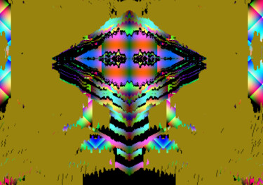 Malerei mit dem Titel "Avatar-showiness" von Yuri Vilenkin, Original-Kunstwerk, 2D digitale Arbeit