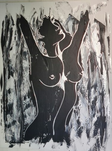 LIBERATION Peinture intitulée "LIBERATION" par Sandrine Guimberteau, Œuvre d'art originale, Acrylique Monté sur Châssis en bois