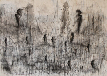 绘画 标题为“Lost in my Thoughts” 由Maribelle Saad, 原创艺术品, 丙烯