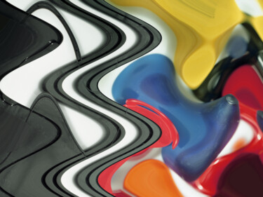 Digitale Kunst mit dem Titel "glas-scan" von Marco Bourguignon, Original-Kunstwerk, Fotomontage