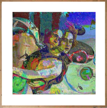 Arts numériques intitulée "H01a peinture numér…" par Laurent Pradat, Œuvre d'art originale, Peinture numérique Monté sur Aut…