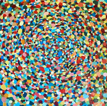 绘画 标题为“large abstract colo…” 由Julia Brinkfrau, 原创艺术品, 丙烯