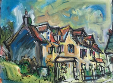 Peinture intitulée "Dampierre 22 - La T…" par Jean-François Groisy, Œuvre d'art originale, Acrylique