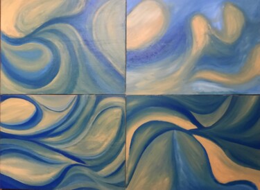 Painting titled "Logic" by Alicia Lopez, Original Artwork, Acrylic