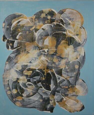 Peinture intitulée "Cizenot" par Marie-Paule Nesséré Allaert, Œuvre d'art originale, Acrylique Monté sur Châssis en bois