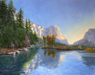 제목이 "Yosemite Valley Vie…"인 미술작품 Tatyana Fogarty로, 원작, 기름