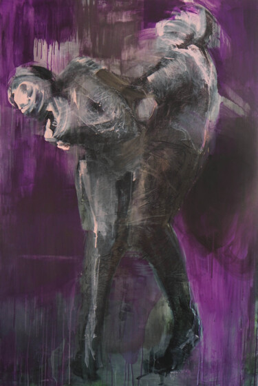 Peinture intitulée "Unsplittable (Cleav…" par Cynthia Gregorova, Œuvre d'art originale, Acrylique