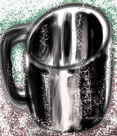 数字艺术 标题为“MATO Mug party !” 由Corinne Courlet, 原创艺术品, 数字油画