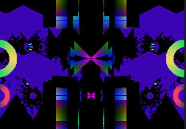 Malerei mit dem Titel "Composition 19-st" von Yuri Vilenkin, Original-Kunstwerk, 2D digitale Arbeit