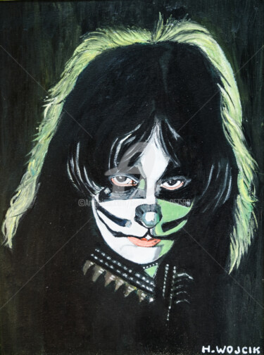 Peinture intitulée "KISS 3" par Henri Wojcik, Œuvre d'art originale, Acrylique Monté sur Châssis en bois