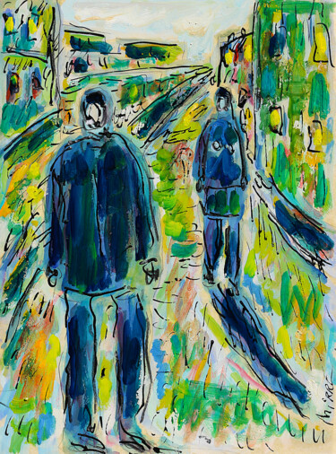 "Patriarcat" başlıklı Tablo Jean Mirre tarafından, Orijinal sanat, Petrol