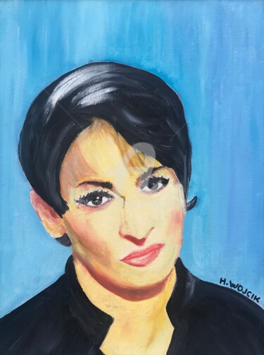 Peinture intitulée "BARBARA" par Henri Wojcik, Œuvre d'art originale, Acrylique Monté sur Châssis en bois
