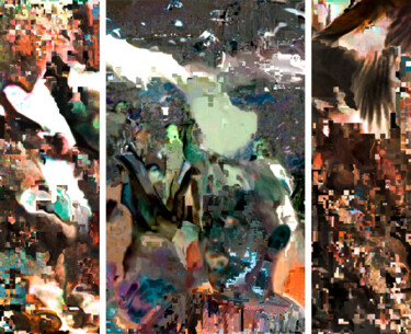 The Birds (For Alfred Hitchcock and Daphne du Maurier) Digital Arts titled "The Birds (For Alfr…" by Klaus Rudolph, Original Artwork, 2D Digital Work Mounted on Aluminium