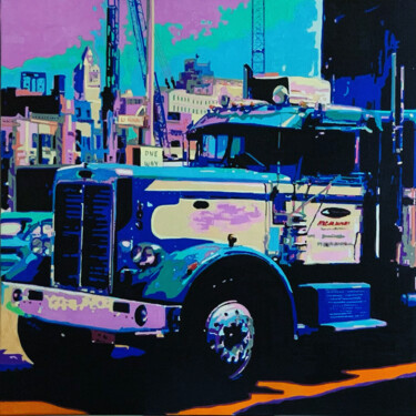 绘画 标题为“Peterbilt” 由Ludo Knaepkens, 原创艺术品, 丙烯