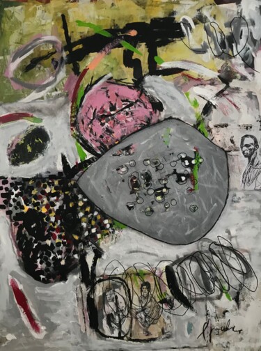 Peinture intitulée "L'esprit se repose!" par Johanne Proulx, Œuvre d'art originale, Acrylique