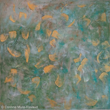 Peinture intitulée "LA PRAIRIE" par Corinne Mure-Ravaud, Œuvre d'art originale, Acrylique