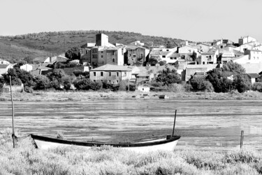 Photo noir et blanc étang de Bages - Aude Arte digital titulada "Photo noir et blanc…" por Artenseo, Obra de arte original, Trabajo Digital 2D