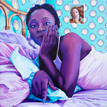 Peinture intitulée "Venus" par Morgan Bisoux, Œuvre d'art originale, Huile Monté sur Châssis en bois