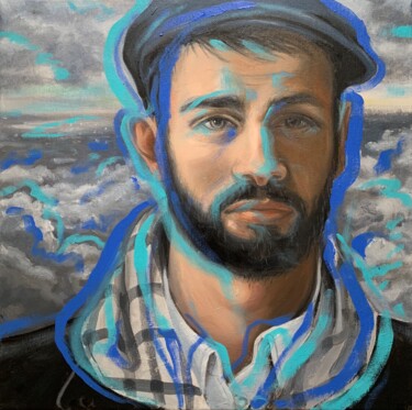 제목이 "PORTRAIT ORAGES"인 미술작품 Robert Inestroza로, 원작, 기름