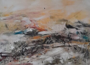 Peinture intitulée "Dans un coin de la…" par Eric De Buncey, Œuvre d'art originale, Acrylique Monté sur Châssis en bois