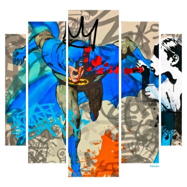 绘画 标题为“Batman forever” 由Dominique Kleiner, 原创艺术品, 数字油画