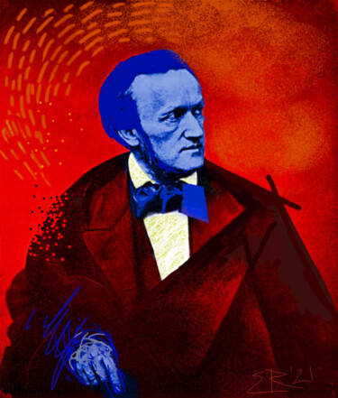 数字艺术 标题为“Wagner” 由Ernesto Rivera Novoa, 原创艺术品, 数字油画