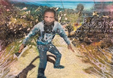 Peinture intitulée "Hamza" par Sánchez Gruffy, Œuvre d'art originale, Huile Monté sur Châssis en bois