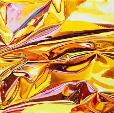Painting titled "L'Univers Parallèle…" by Morgan Bisoux, Original Artwork, Oil Mounted on Wood Stretcher frame