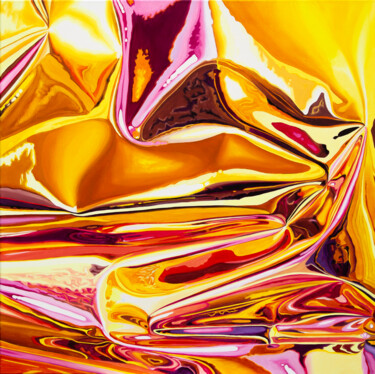 Painting titled "L'Univers Parallèle…" by Morgan Bisoux, Original Artwork, Oil Mounted on Wood Stretcher frame
