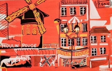 제목이 "Format carte postal…"인 미술작품 Florence Giraud로, 원작, 아크릴