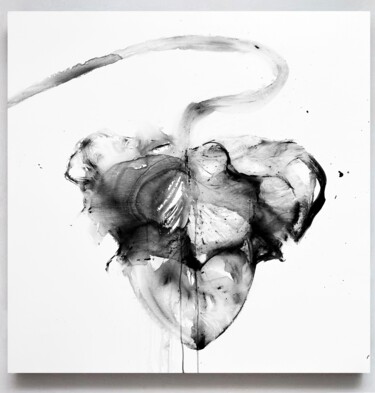 제목이 "Black and white flo…"인 미술작품 Rosi Roys로, 원작, 아크릴
