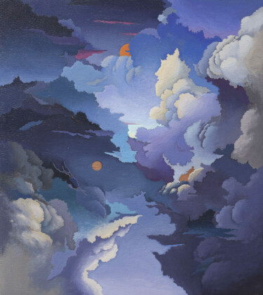 Peinture intitulée "DIMANCHE 8 MARS 2020" par Aube Entraille, Œuvre d'art originale, Acrylique