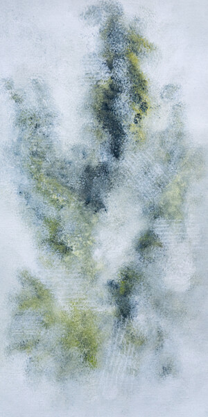 THE LIGHT OF THE SOUL - vertical abstraction, thought, abyss 绘画 标题为“THE LIGHT OF THE SO…” 由Rimma Savina, 原创艺术品, 丙烯 安装在木质担架架上