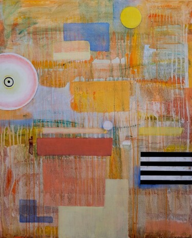 Peinture intitulée "Pastels" par Pascal Buffard, Œuvre d'art originale, Acrylique