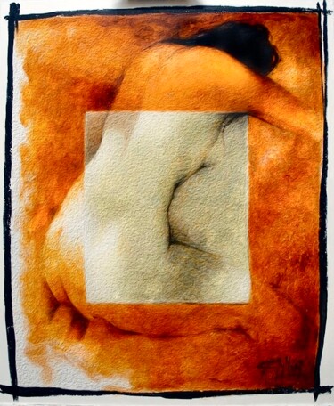 Desnudo en naranja