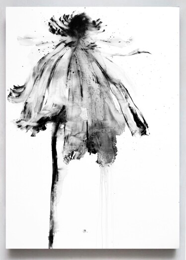 제목이 "Black and white flo…"인 미술작품 Rosi Roys로, 원작, 아크릴