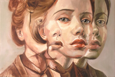 Peinture intitulée "errr" par Rita Melo, Œuvre d'art originale, Huile