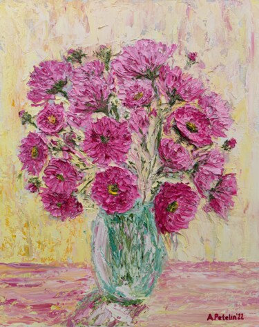 Autumn bouquet Картина под названием "Autumn bouquet" - Aleksandr Petelin, Подлинное произведение искусства, Масло