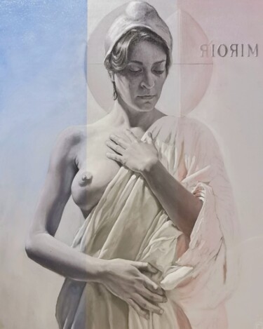 绘画 标题为“miroir” 由Enrique Etievan, 原创艺术品, 油