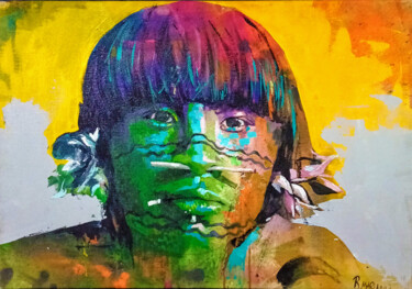Peinture intitulée "Painting Acrylic Na…" par Rodrigo Mariano Da Silva Barbosa, Œuvre d'art originale, Acrylique