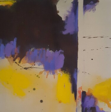 Peinture intitulée "Automne 4, trace mé…" par Michèle Barange, Œuvre d'art originale, Acrylique