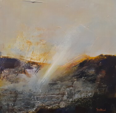 Painting titled "Fulgurance" by Françoise Bellière, Original Artwork, Acrylic