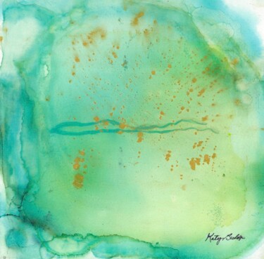 Malerei mit dem Titel "STARDUST" von Katy Bishop, Original-Kunstwerk, Tinte