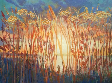 绘画 标题为“"Sunshine"” 由Iryna Makhovska, 原创艺术品, 丙烯 安装在木质担架架上